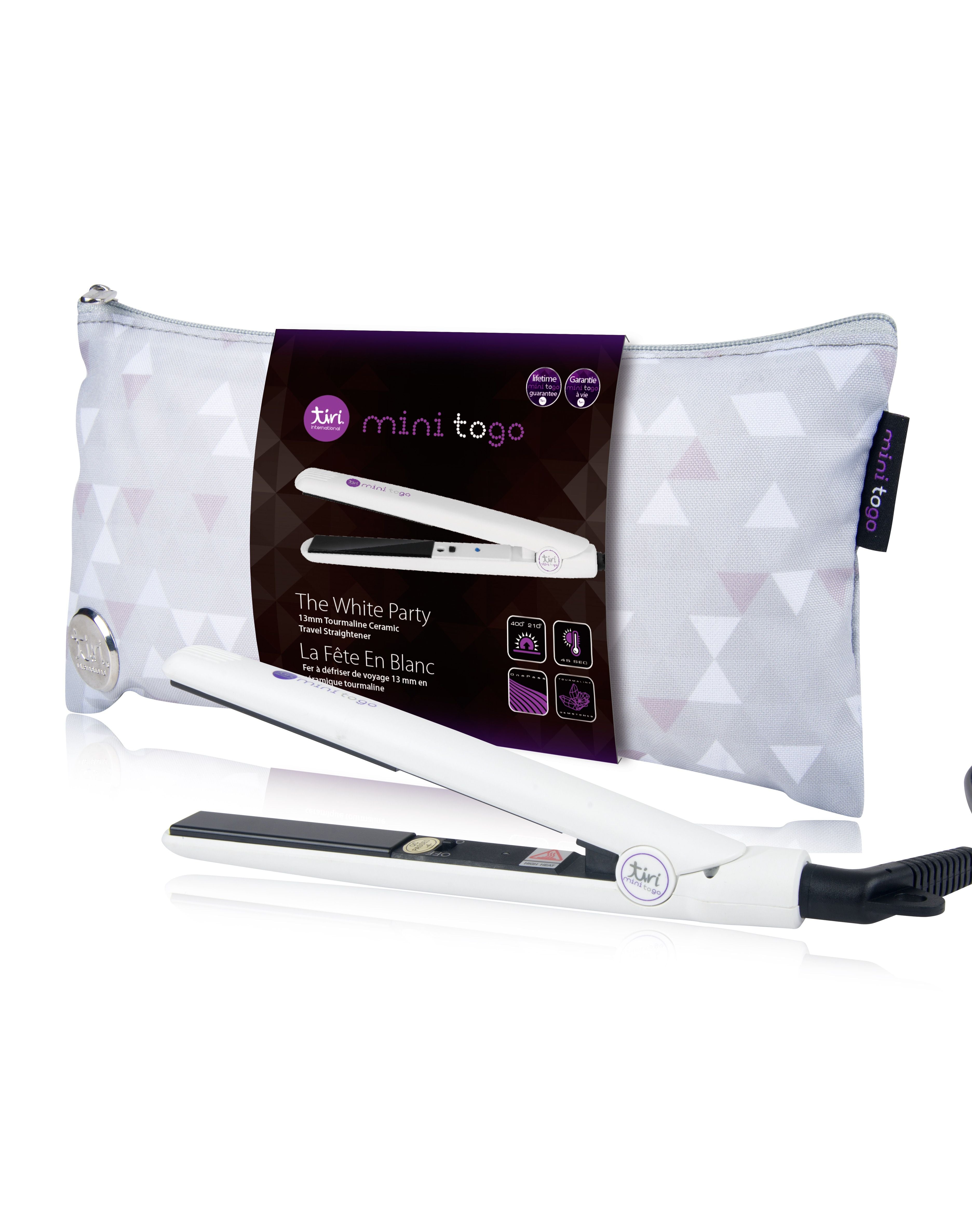 Mini Straightening Iron with Travel Pouch NWT NEW Mini ToGo Flat Iron with Travel Carrying Bag main image 3