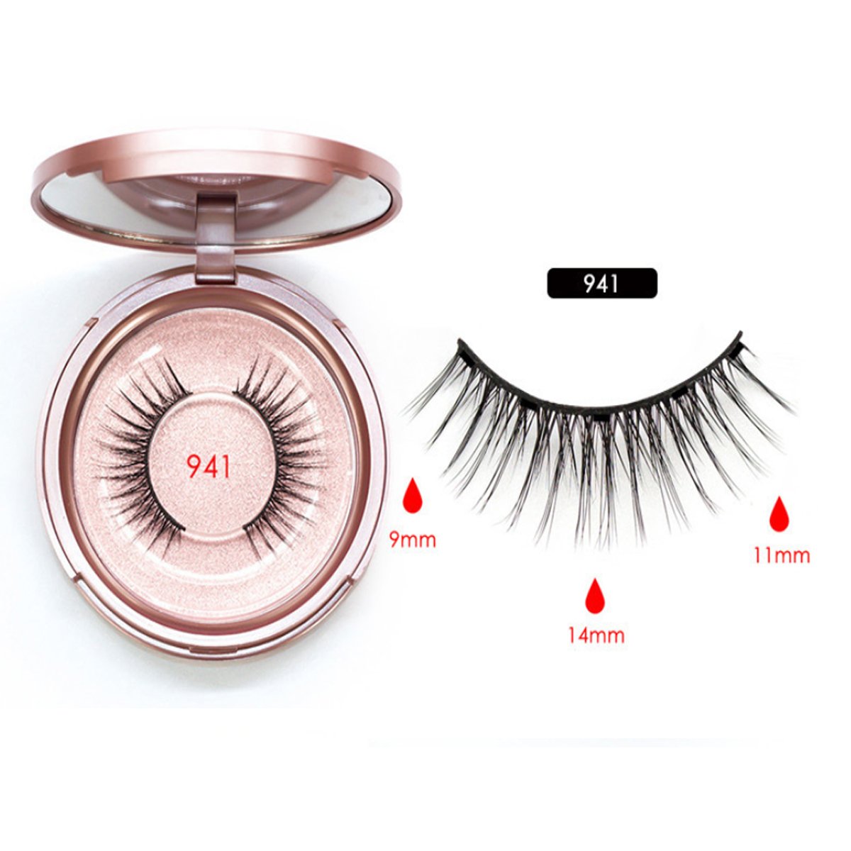 Magnetic Lash Kit  - Eyelashes, Eyeliner & Tweezer