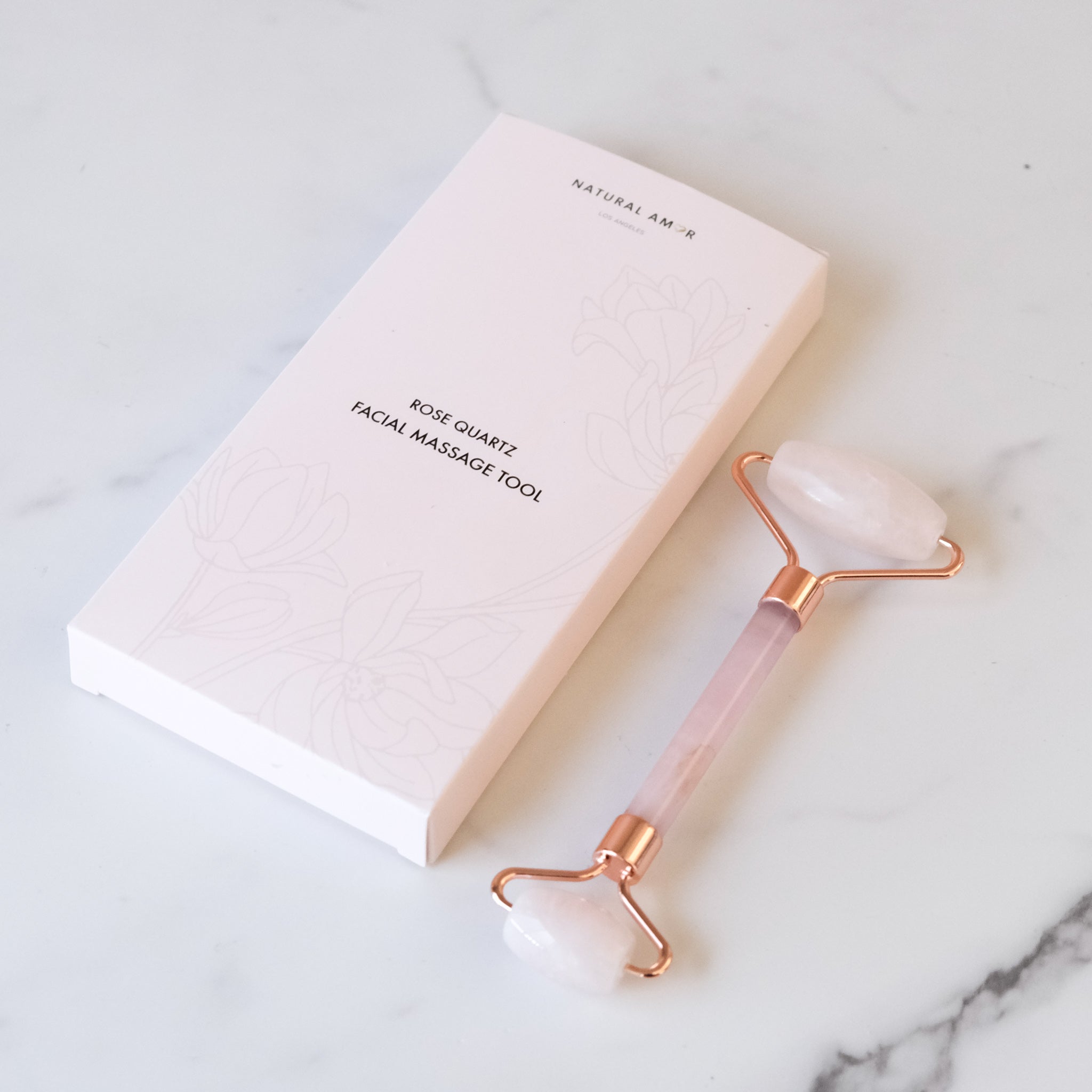 Rose Quartz Facial Roller