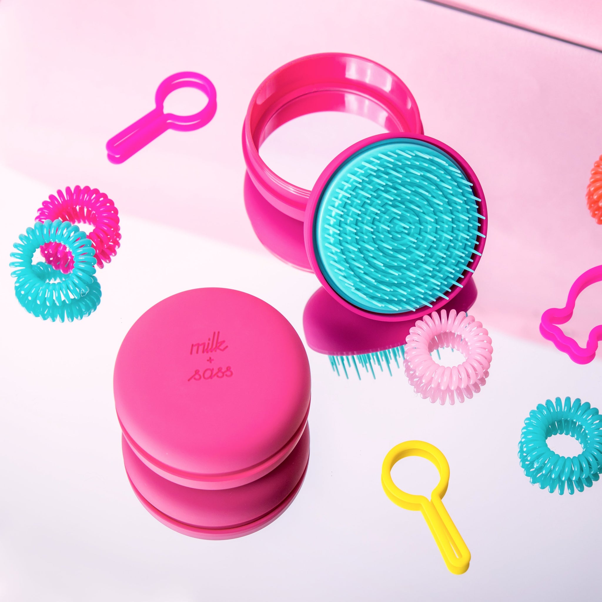 Detangle Brush & Compact Mirror