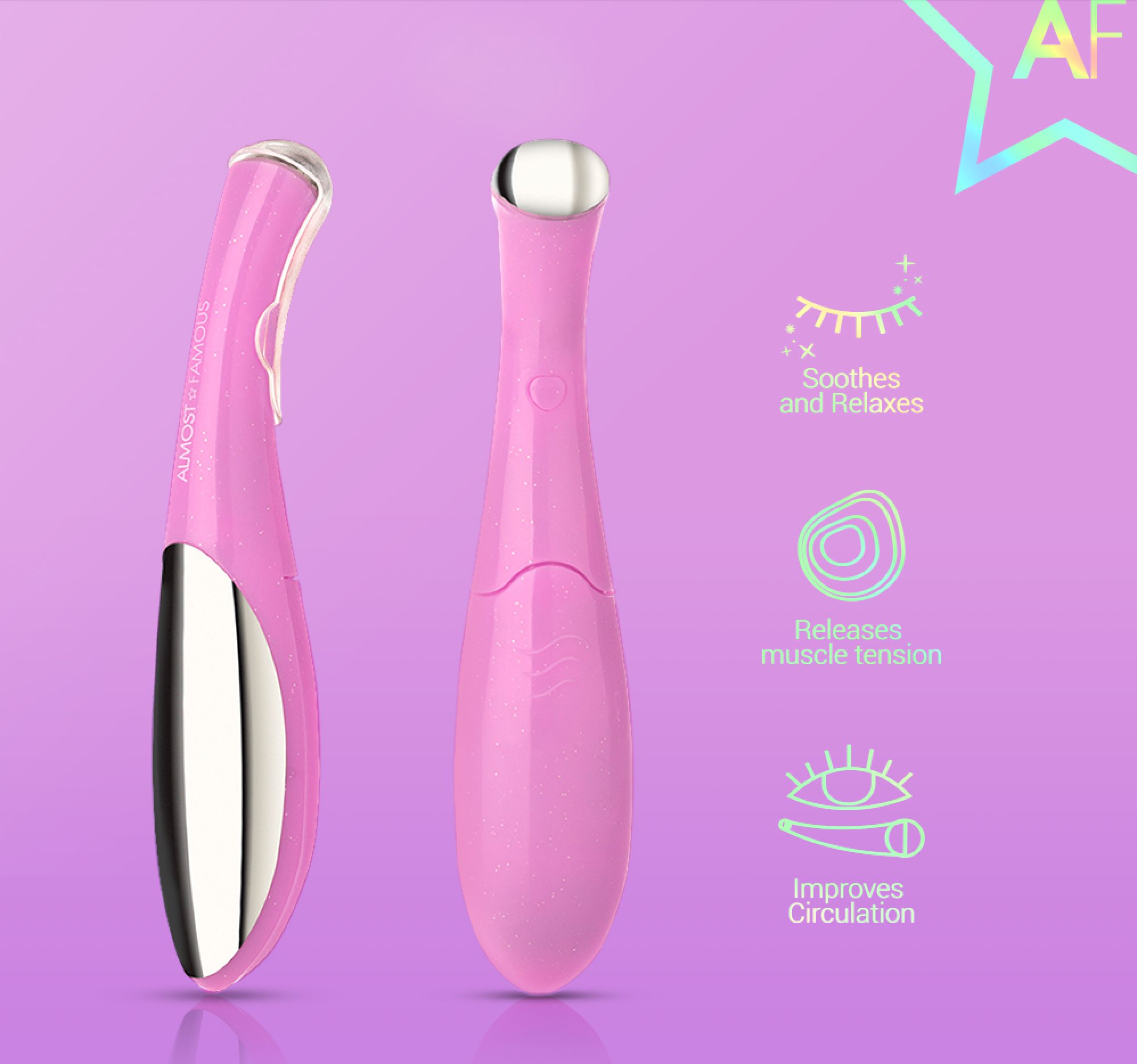 Face & Eye Massager & Cream Applicator