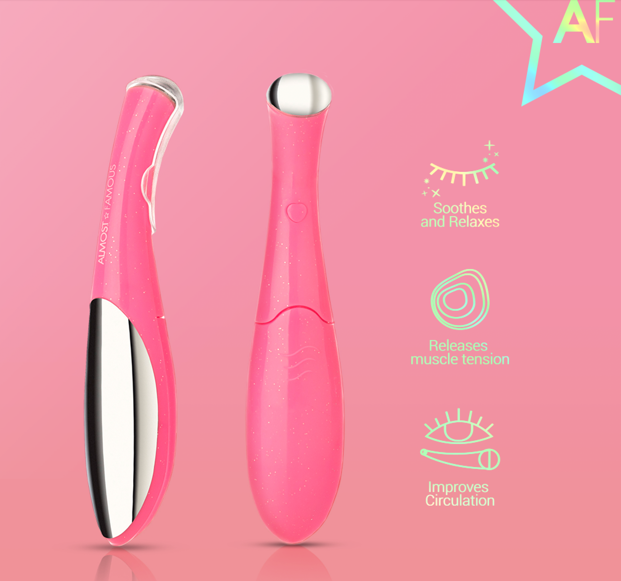 Face & Eye Massager & Cream Applicator