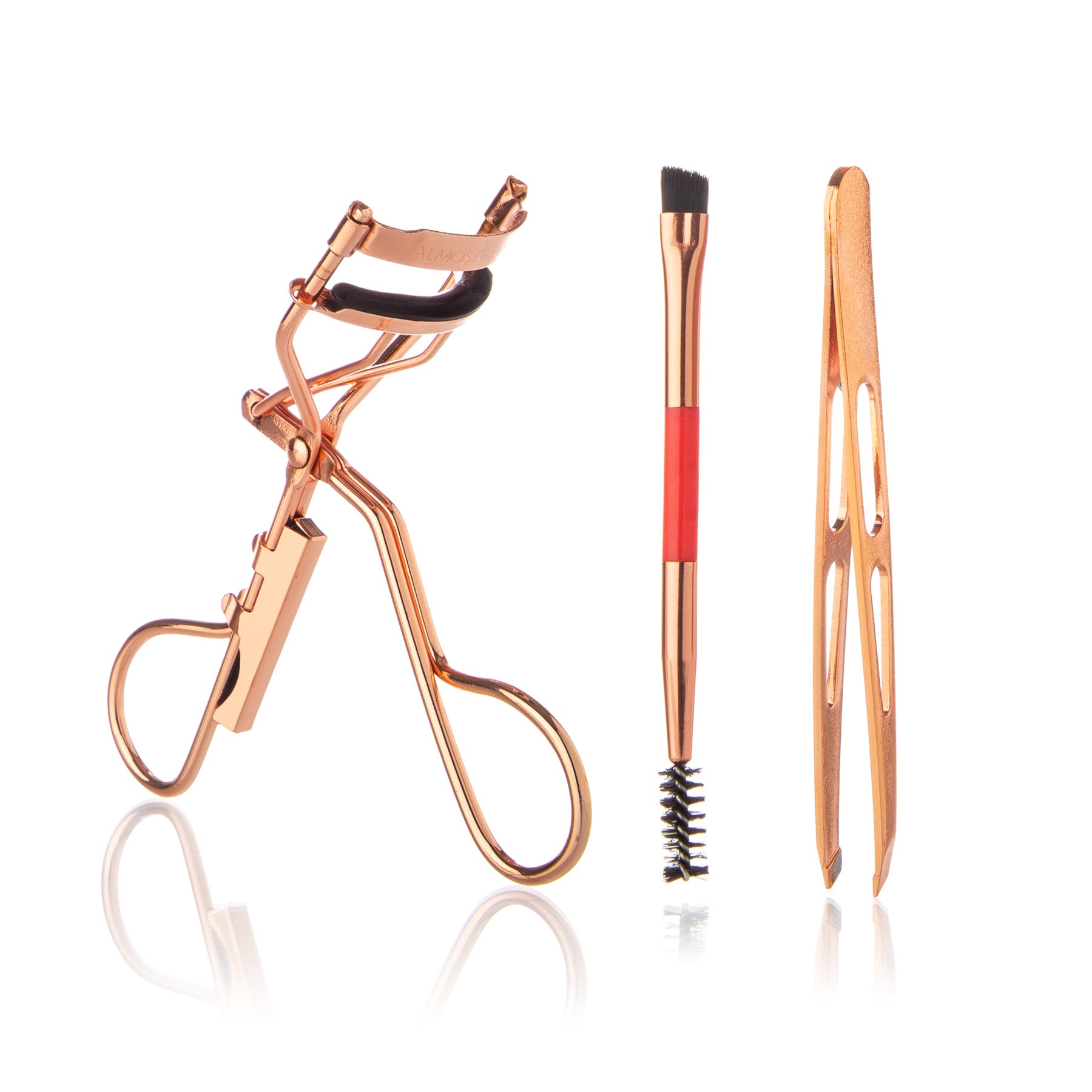 Lash Lifter Kit - Tweezer, Eyelash Curler & Eyebrow Defining-Brush