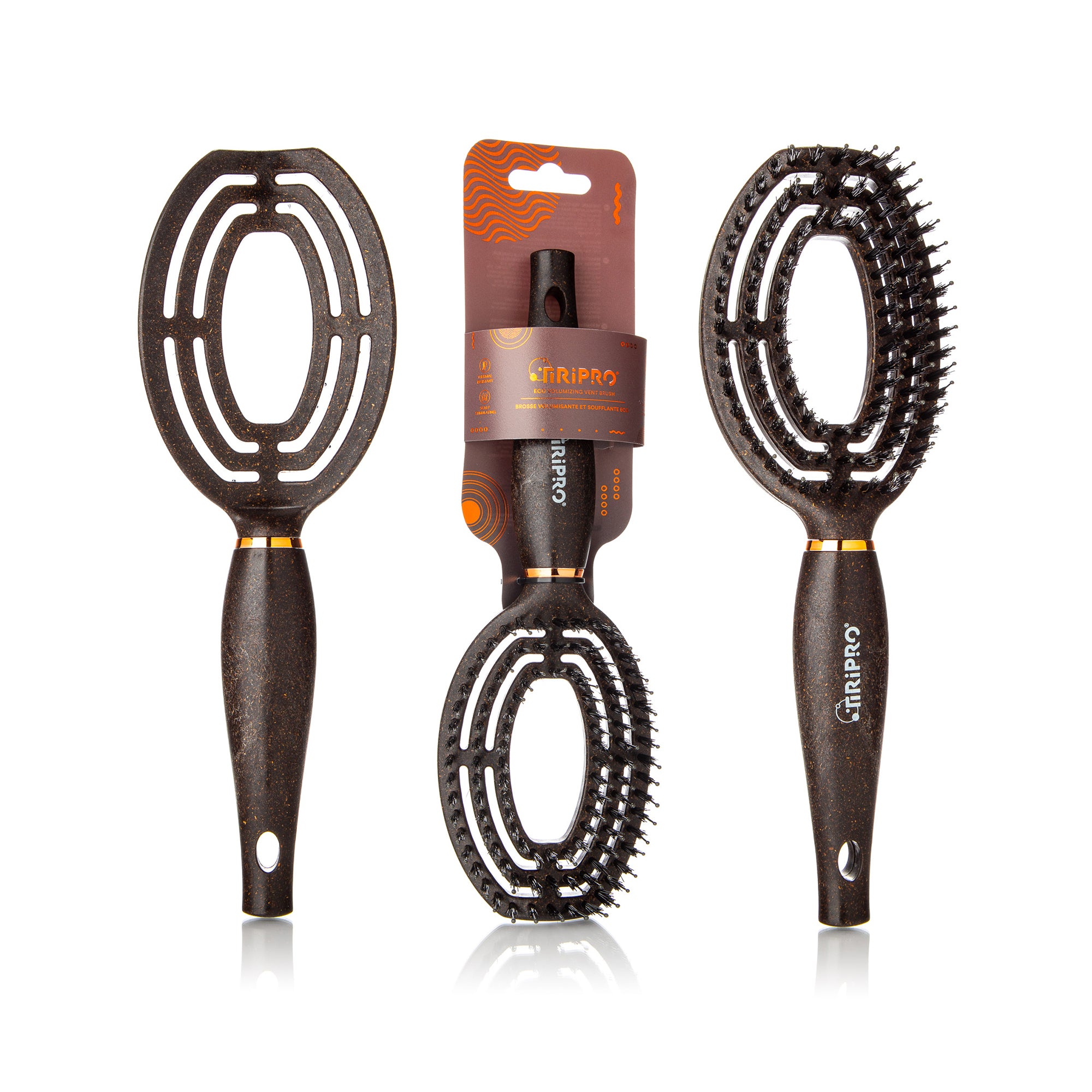 Thermal Resistant Vented Body, Scalp Stimulating Max Volume Brush