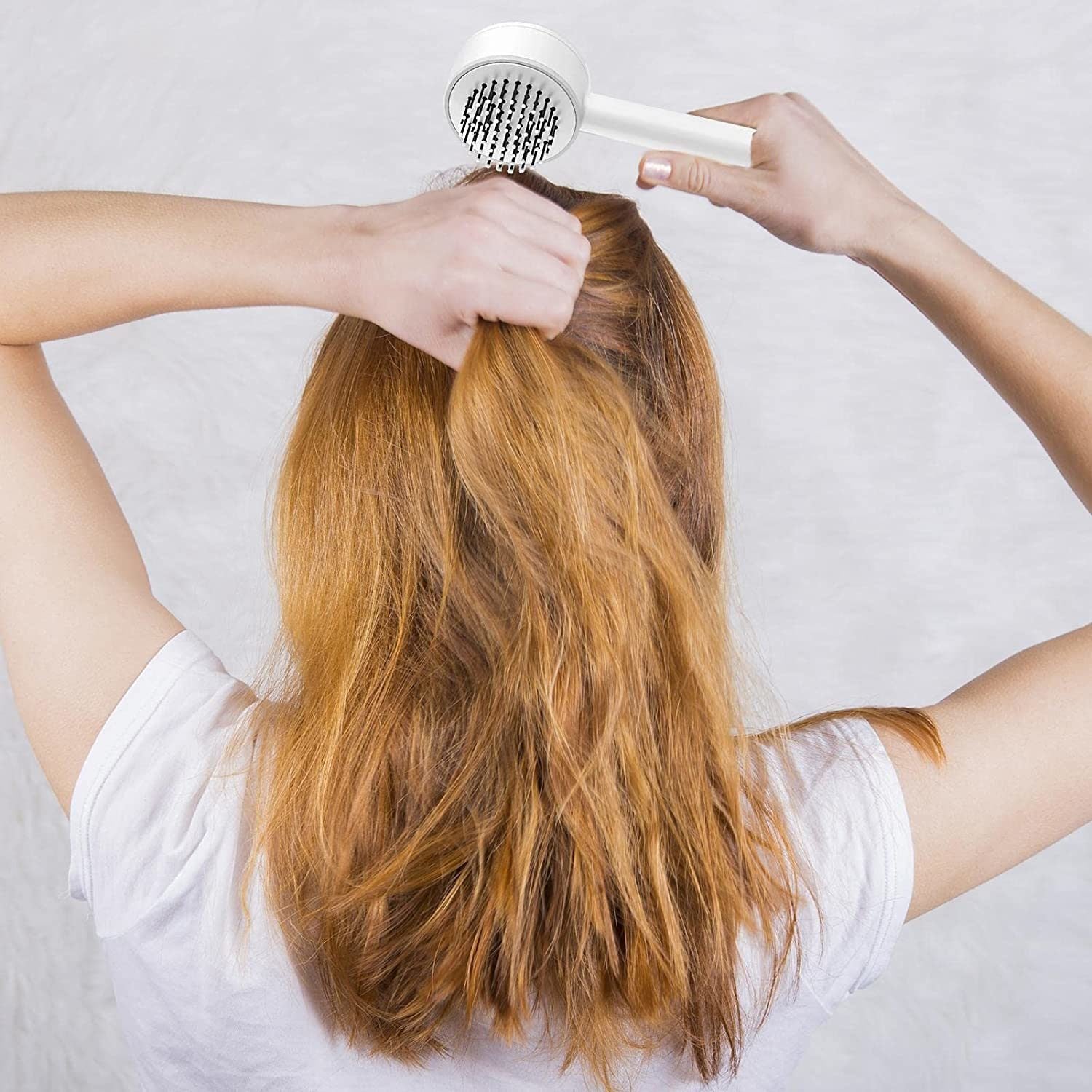 Self Cleaning Hair Brush & Massage Bristles