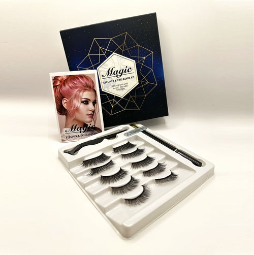 5 in 1 Magnetic Lashes Set - Midnight Enchantment