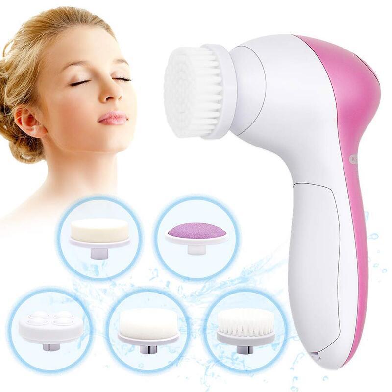 Facial Cleansing Brush - 5pc Set