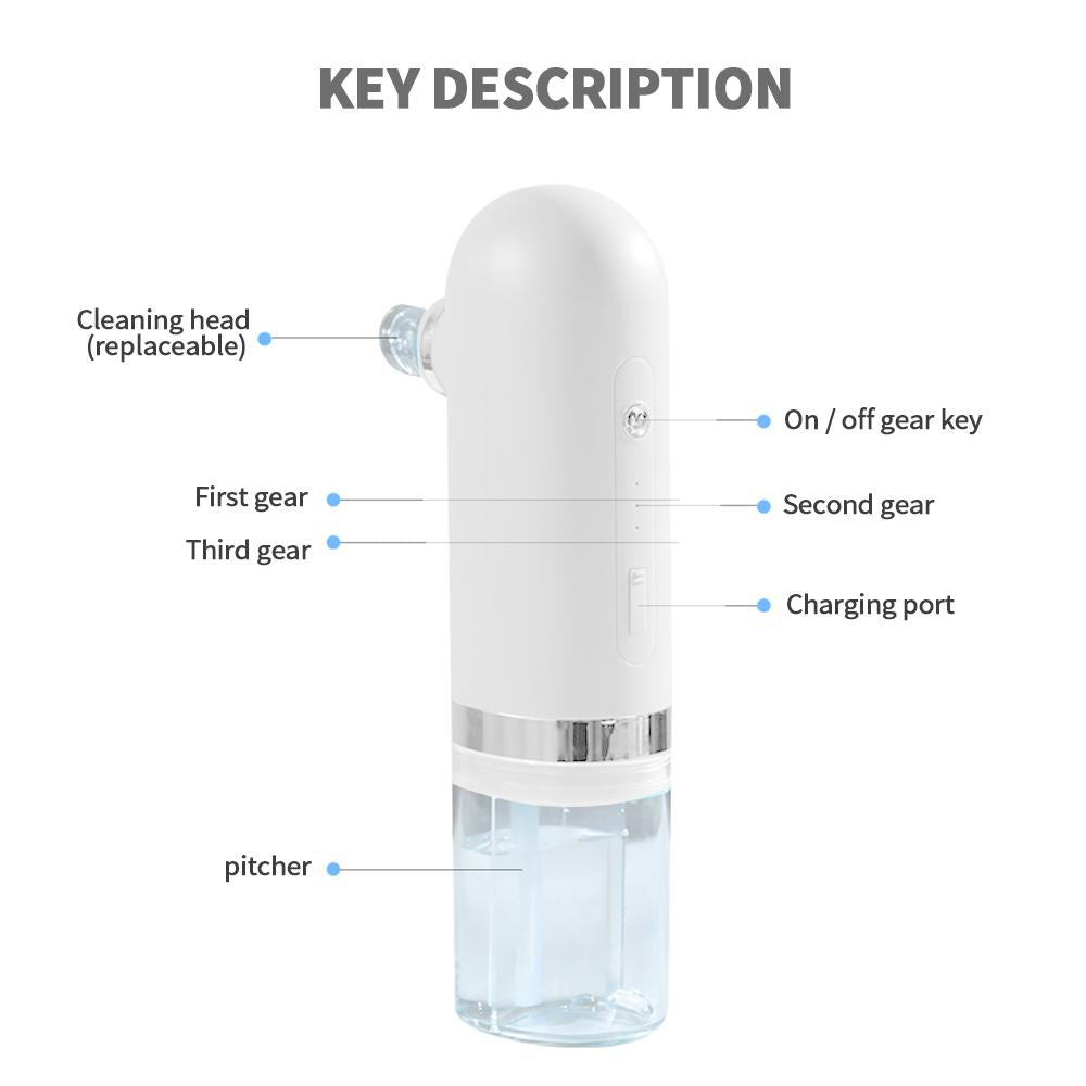 Water Cycled Blackhead Remover & Microdermabrasion Tool