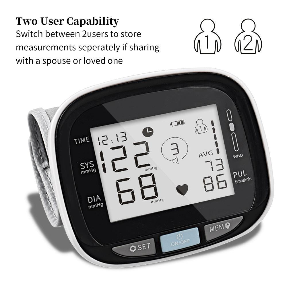 Digital Wrist Blood Pressure Monitor