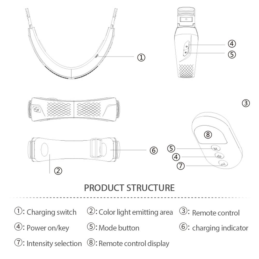 LED Light Therapy Massager & Slimming Facial Device