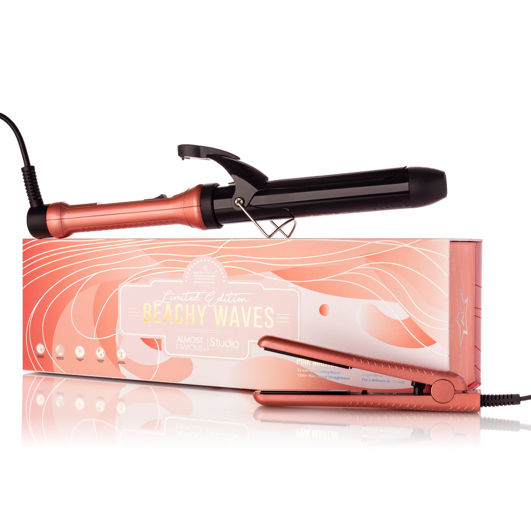 Curling Iron & Flat Iron Mini - Set of 2