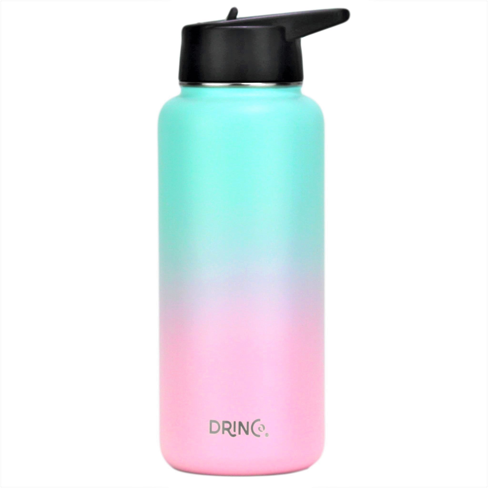 Water Bottle & Stainless Steel Insulated Drinkware - 32oz - (Macaron)